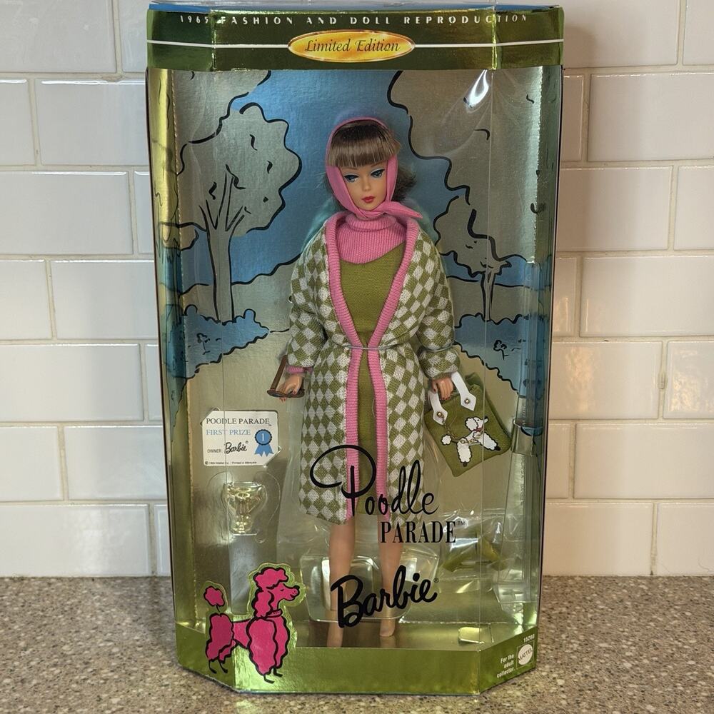 Barbie Poodle Parade 1965 Reproduction Limited Edition Doll Mattel 15280 NIB